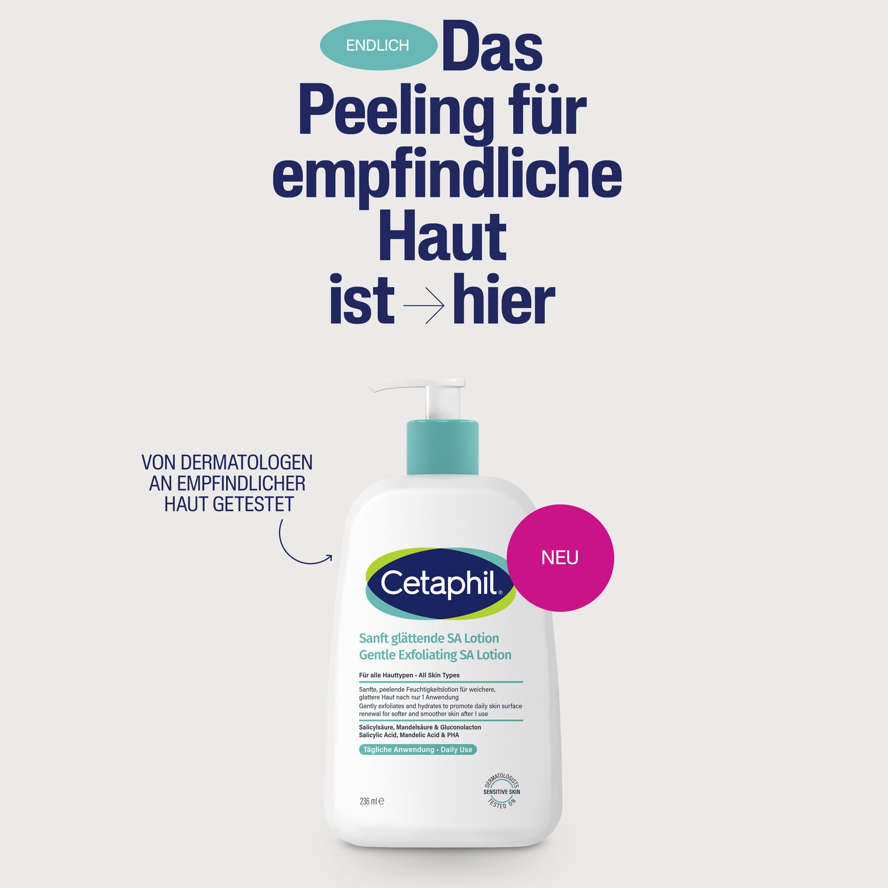 Sanft gl&auml;ttende SA Lotion