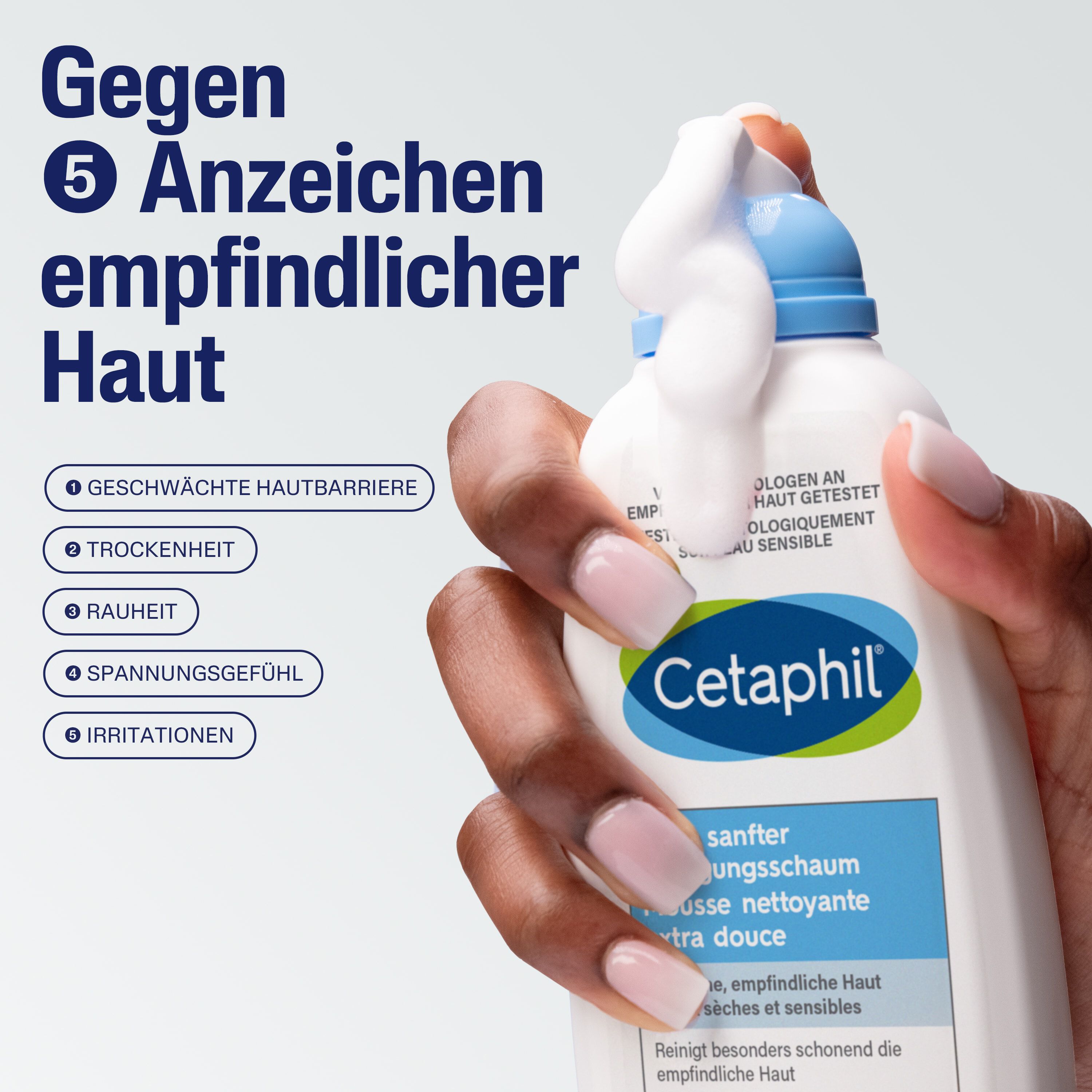 Extra sanfter Reinigungsschaum